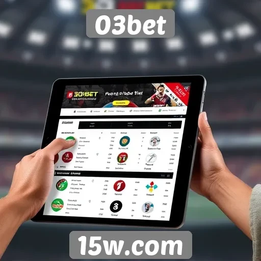 Experiência do usuário no 03bet é avaliada