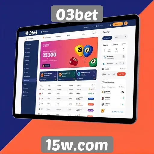 Interface do usuário do 03bet é intuitiva e amigável